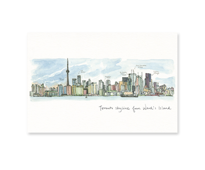 Postcard Toronto Skyline