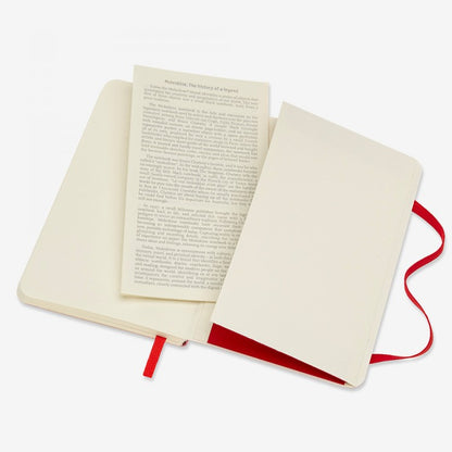 Classic Large Red Soft Cover Ruled Notebook