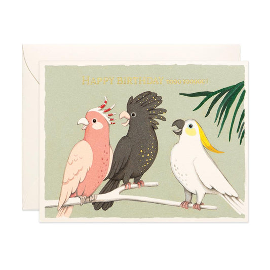 Cockatoo Birthday Card