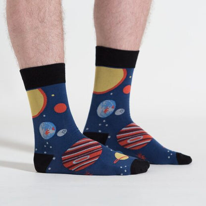 Men’s Crew Socks Planets Socks