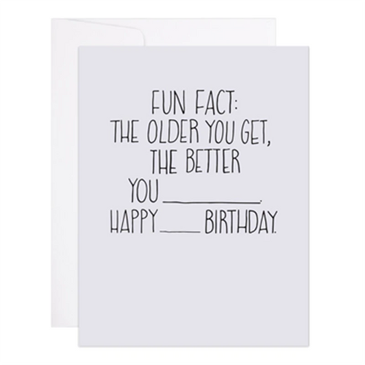 Birthday Fact Card