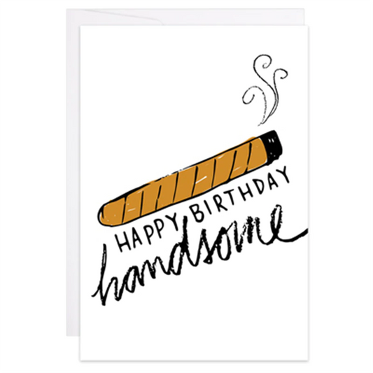 Happy Birthday  Handsome Gift Enclosure Card