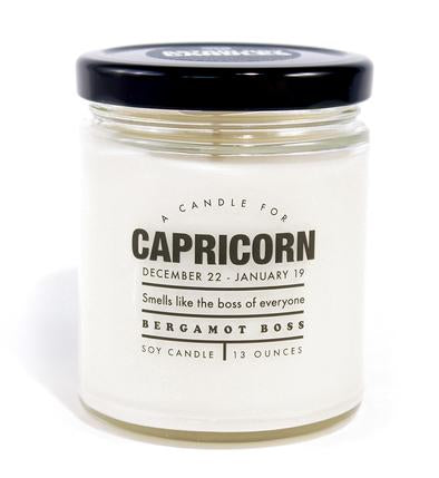 Capricorn Astrology Candle
