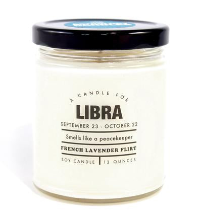 Libra Astrology Candle