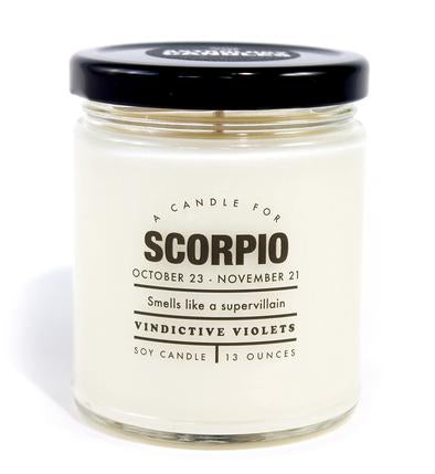 Scorpio Astrology Candle