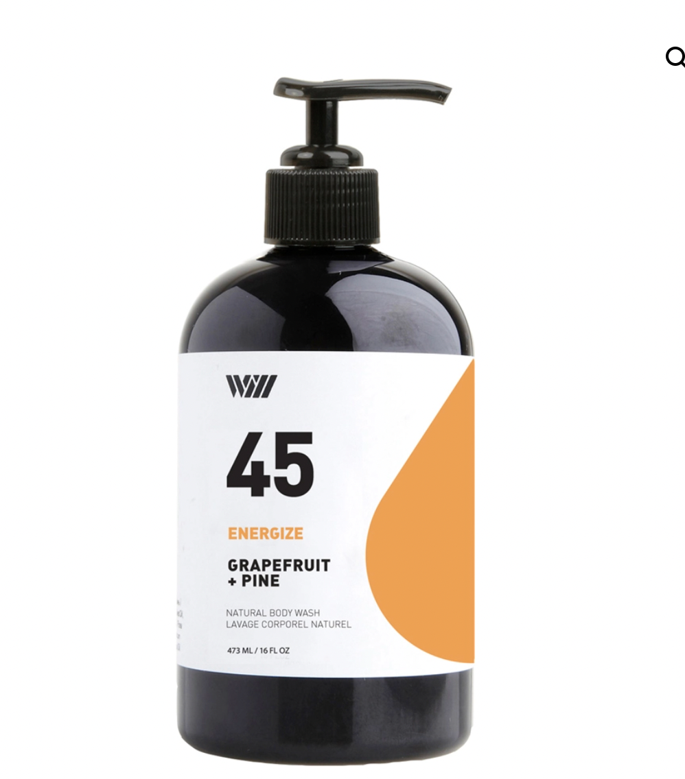 45 Energize Grapefruit & Pine Natural Body Wash