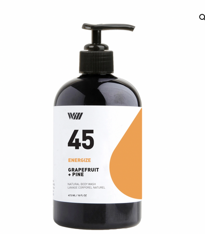 45 Energize Grapefruit & Pine Natural Body Wash