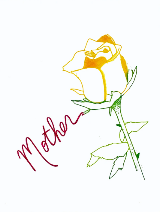 Mother Rose Card