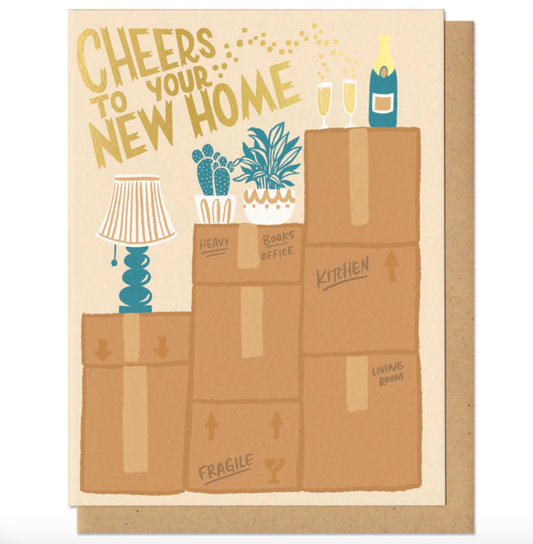 Cheers to Your New Home Greeting Card