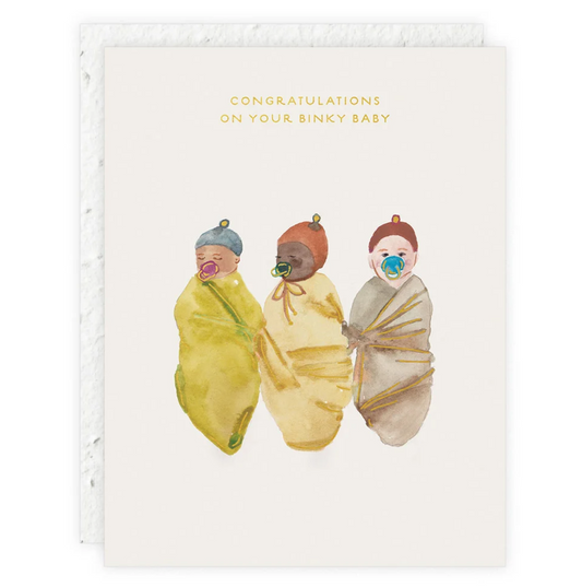 Binky Baby Card