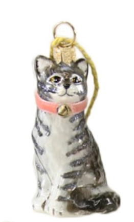 Kitten Glass Ornament