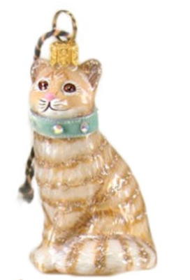 Kitten Glass Ornament