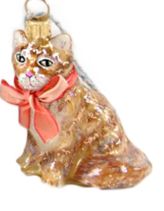 Kitten Glass Ornament