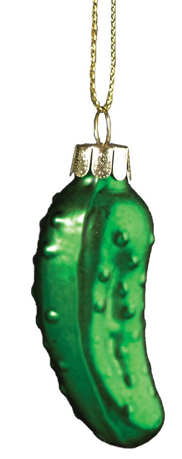 Glass Pickle Ornament