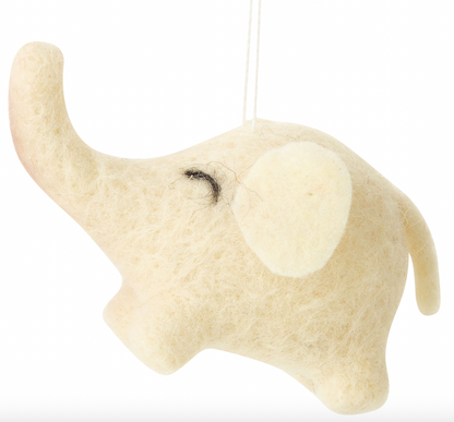 F94 - Felt Mini Elephant Ornament