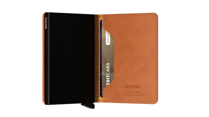 Slimwallet Perforated Cognac