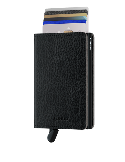 Slimwallet Veg Black-Black