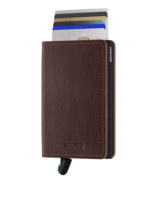 Slimwallet Veg Espresso-Brown