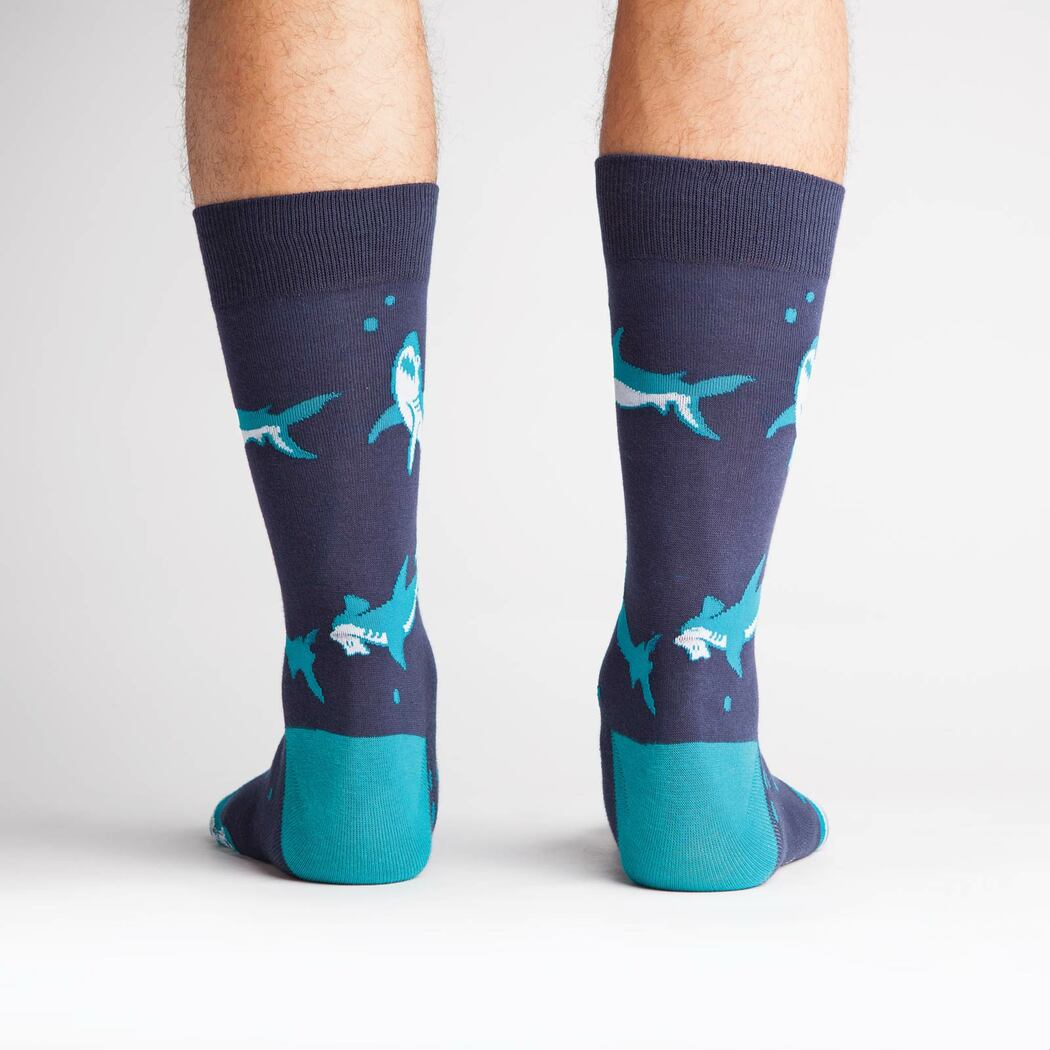 Men's Crew Shark Attack Socks