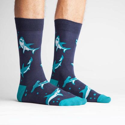 Men's Crew Shark Attack Socks