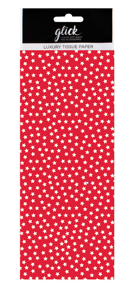 Print Tissue - Stars Red