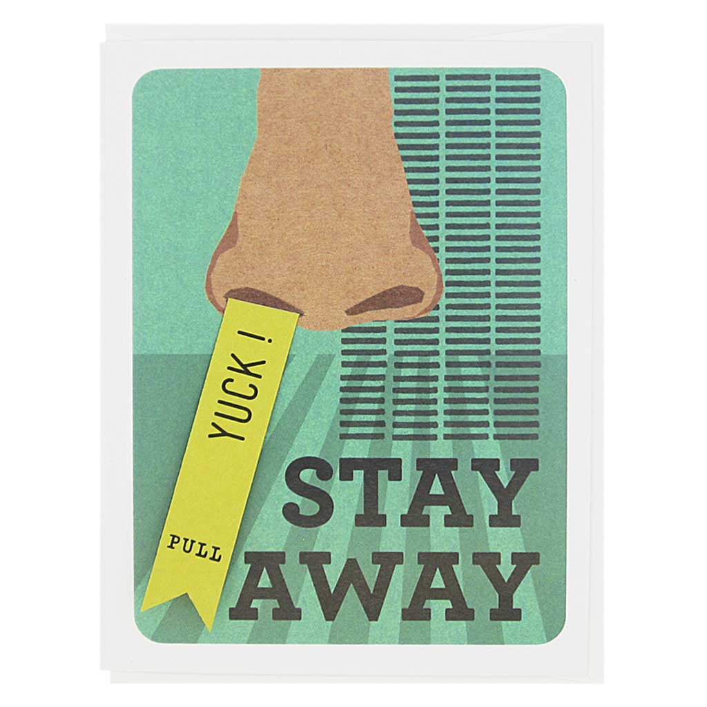 Stay Away Card