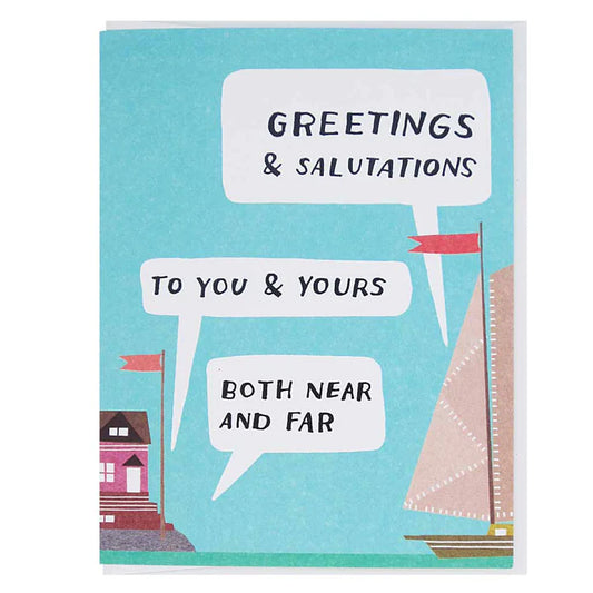 Boat Greeting Card