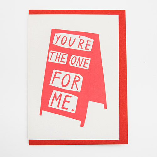 Alison Hardcastle You're The One Card