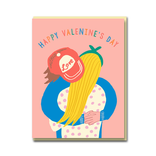 Happy Valentine's Day Hug Card