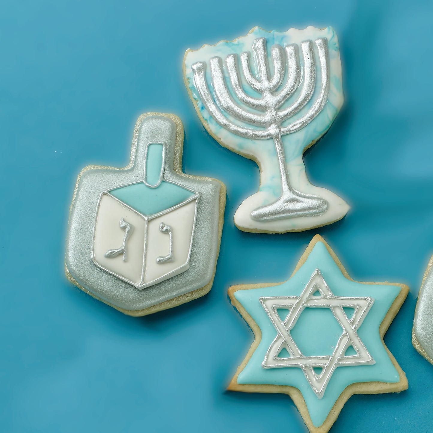 Chanukah Stainless Steel Cookie Cutters Set of 3