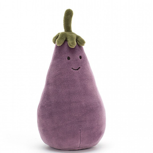 Vivacious Vegetable Aubergine Eggplant Plush Toy