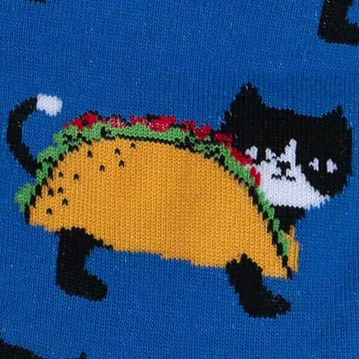 Women's Crew Socks Let'S Taco 'Bout Cats