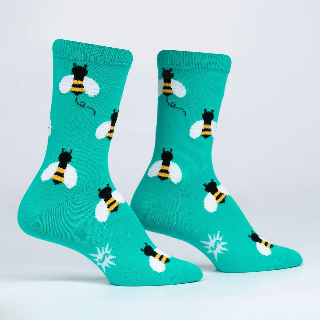 Women's Crew Bee Happy Socks