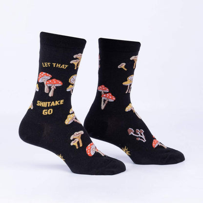 Women's Crew Let That Shitake Go Socks