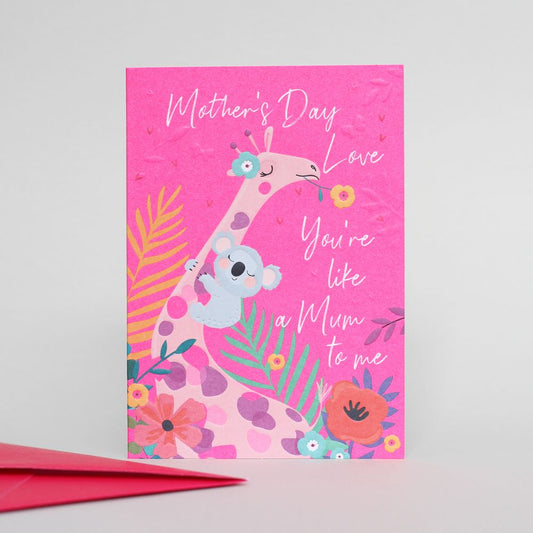 Belly Button Designs Mother's Day Love Like Mum Giraffe Card