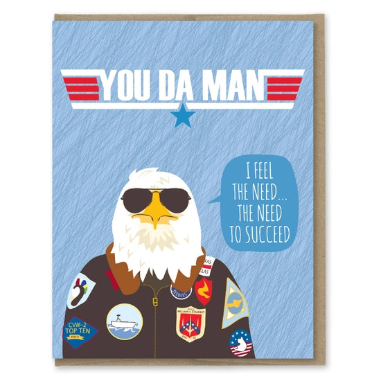 Da Man Top Gun Eagle Card