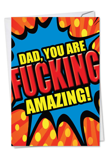 Amazing Dad Rocket Father's Day Card