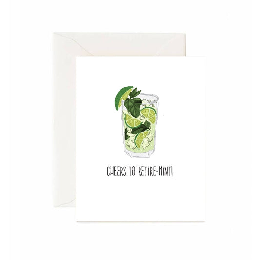 Cheers To Retire-mint Card