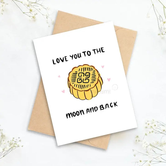 Love You to the Moon and Back Greeting Card