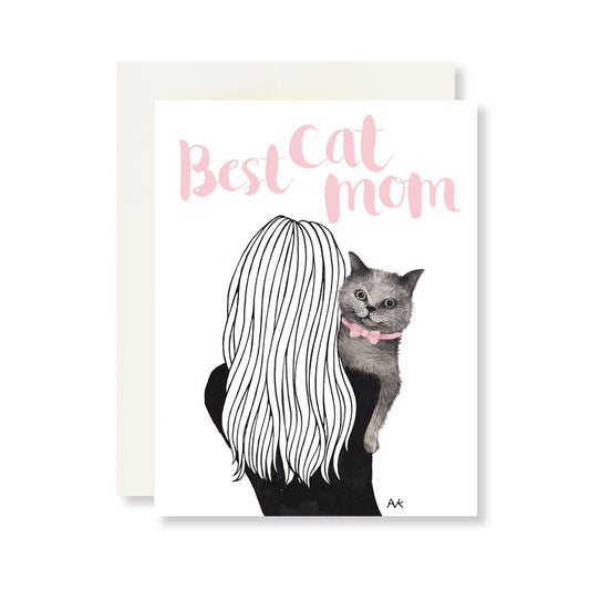 Best Cat Mom Card