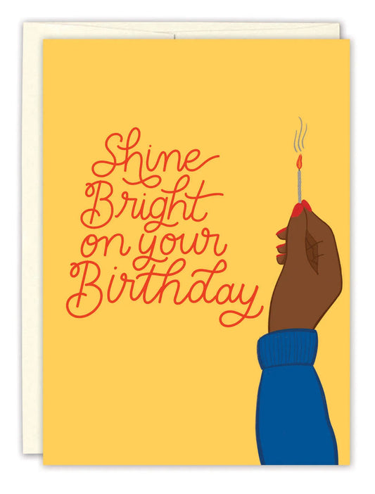 Shine Bright Brithday Card