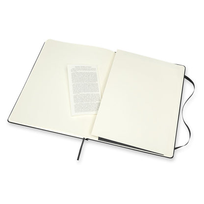 Classic X-Large Black Hard Cover Double Layout Notebook