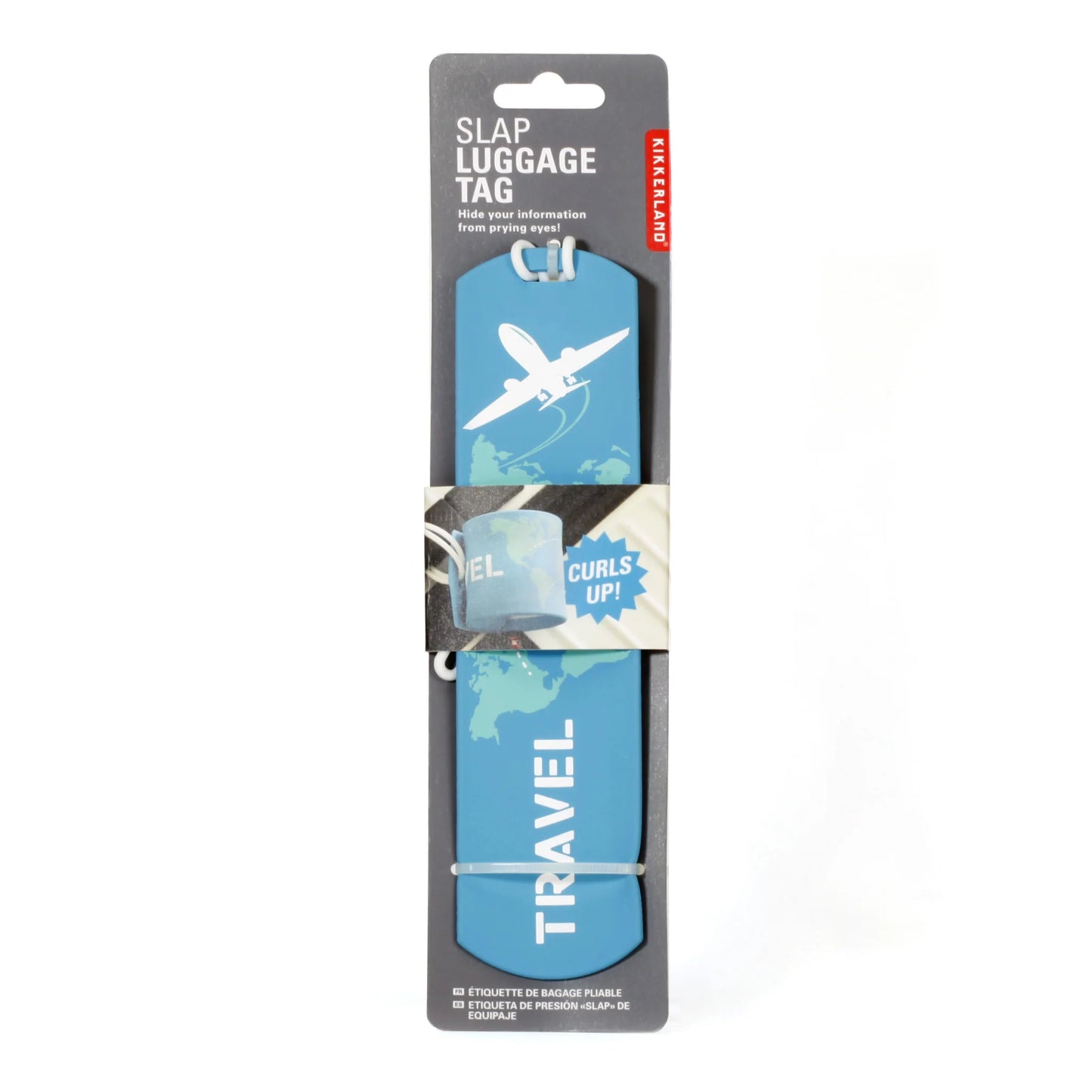 Blue Slap Luggage Tag