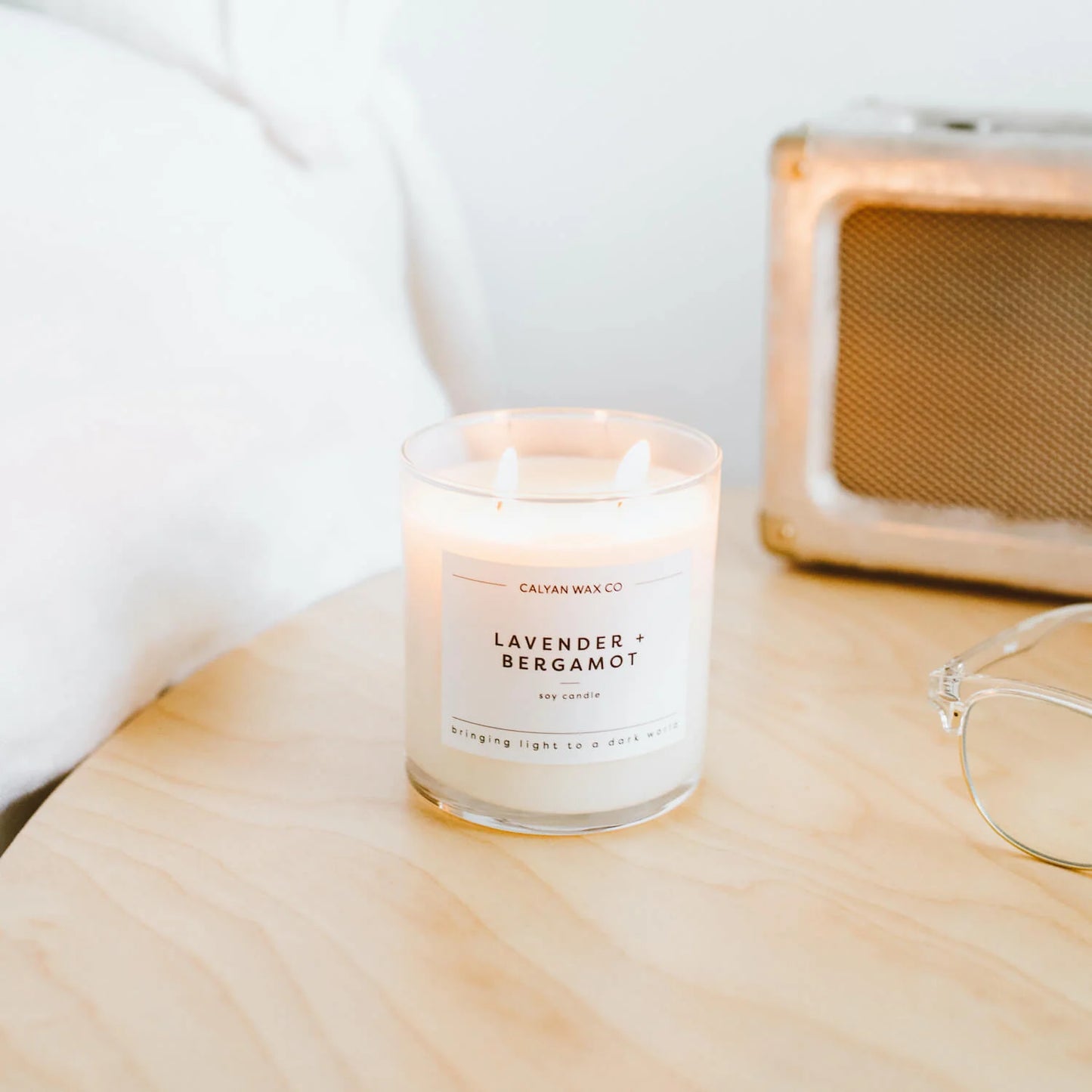 Glass Tumbler Soy Candle Lavender + Bergamot