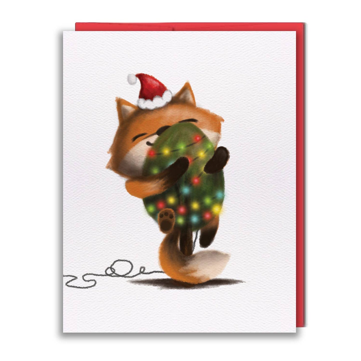 Fox's Magic Tree Holiday Card