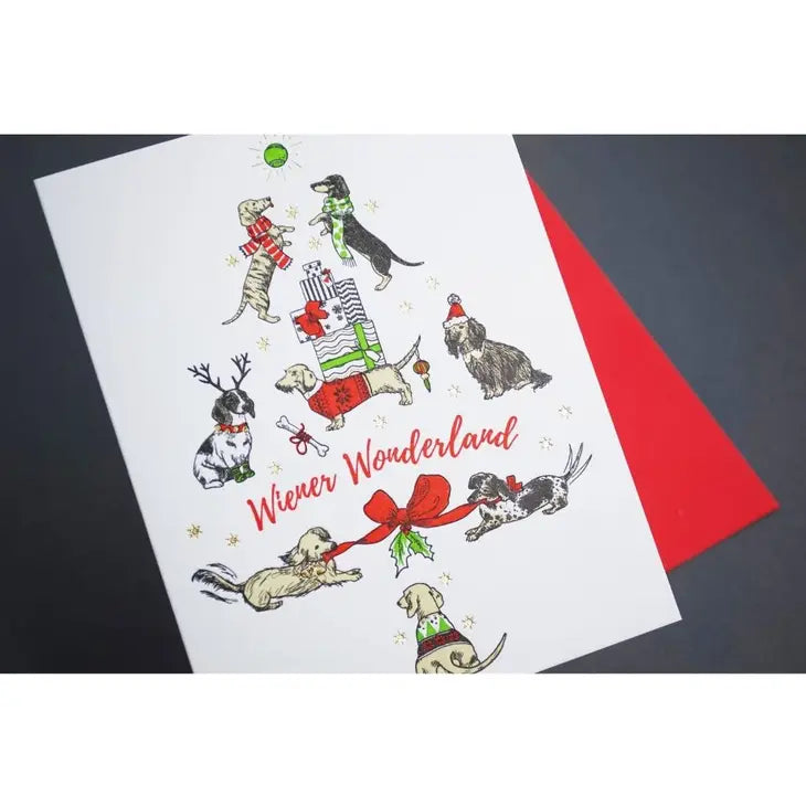Wiener Wonderland Christmas Card