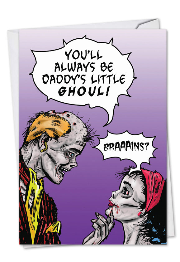 Dad's Little Ghoul Father's Day Card