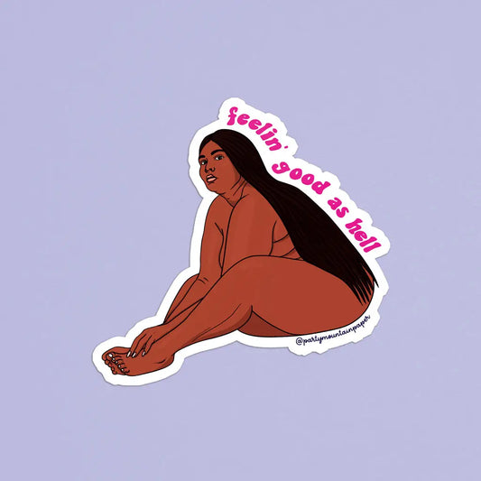 S55 Good As Hell Lizzo Sticker