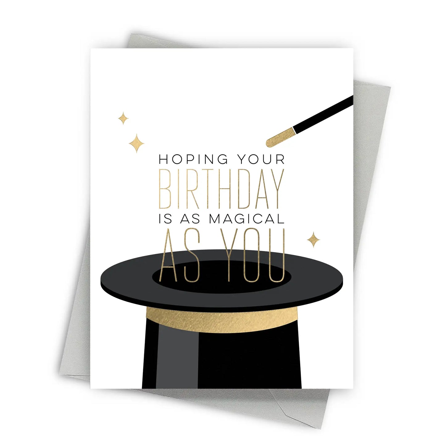 Magic Hat Birthday Card