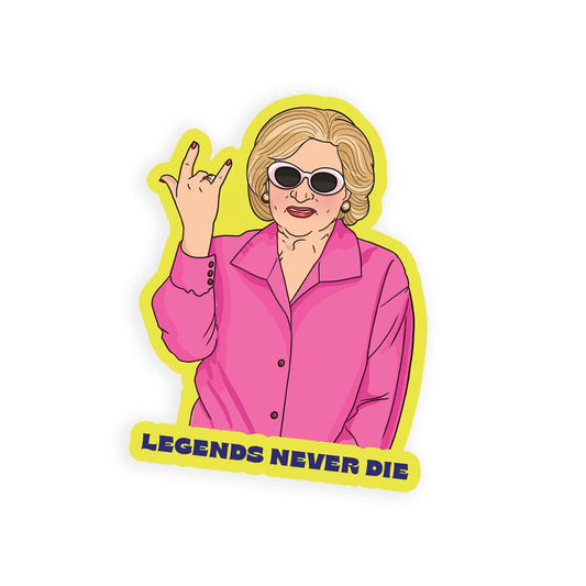 S35 Betty "Legends Never Die" Sticker